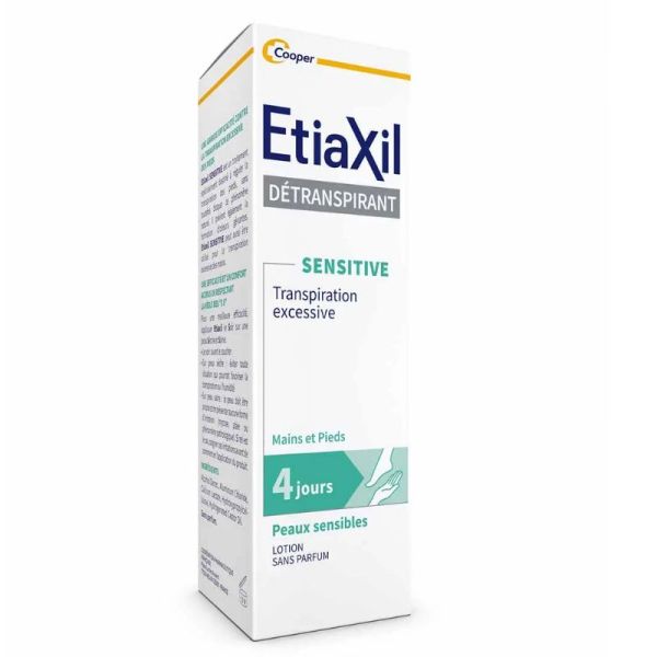 Etiaxil détranspirant lotion pieds sensitive 4 Jours peaux sensibles 100ml
