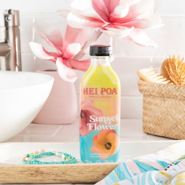 Hei Poa Monoï Collection Sunset Flower huile pour le corps 100ml