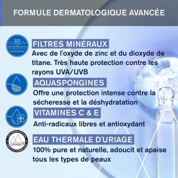 Uriage Bébé 1ère crème minérale SPF50+ 50ml