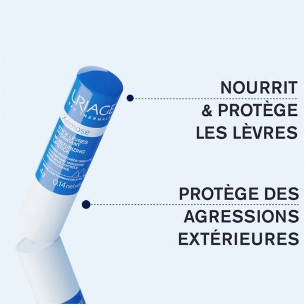 Uriage Xémose stick à lèvres hydratant 2x4g