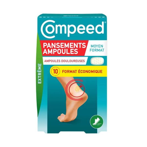 Compeed pansements ampoules moyen format 10 Pansements