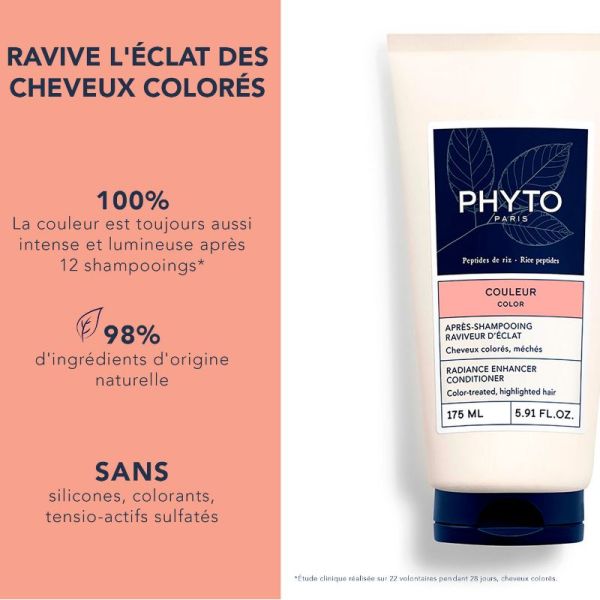 Phyto Couleur après-shampooing raviveur d'éclat 175ml