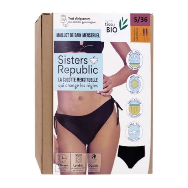 Sisters Republic Maillot Ariel bas de maillot noir Medium taille S/36