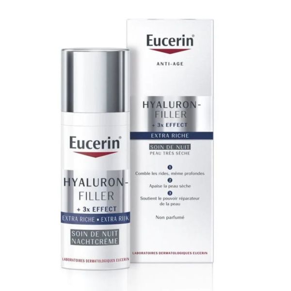 Eucerin Hyaluron-Filler extra riche soin de nuit 50ml