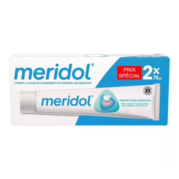 Meridol dentifrice protection gencives 2x75ml