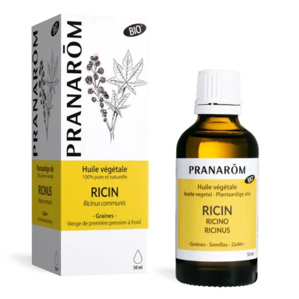 Pranarôm huiles végétales de ricin Bio 50ml