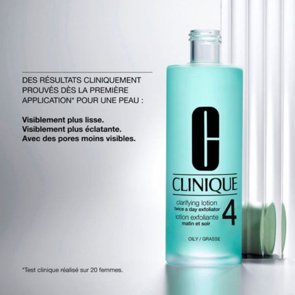 Clinique Clarifying lotion 4 exfoliante peau grasse à très grasse 200ml