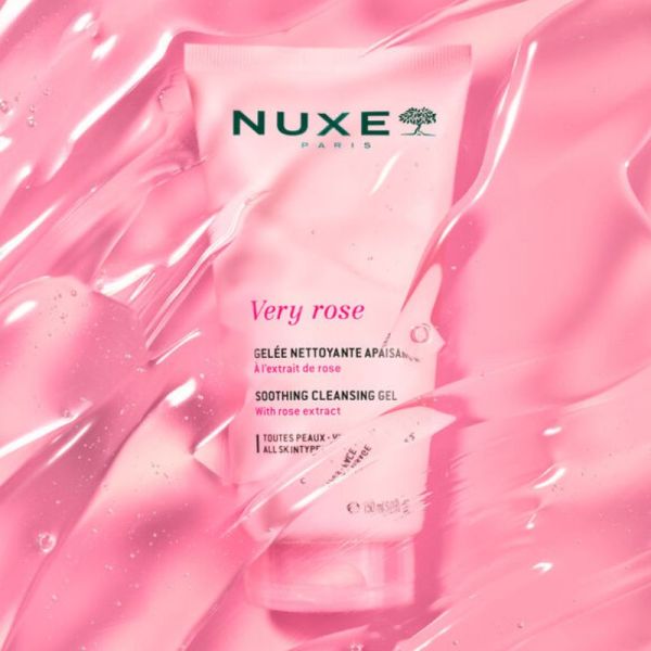 Nuxe Very Rose gelée nettoyante apaisante 150ml