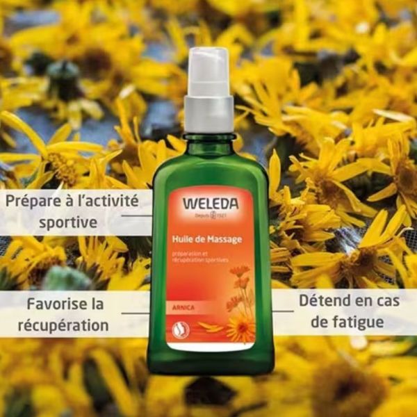 Weleda huile de massage à l'arnica 100ml