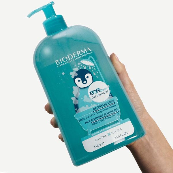Bioderma ABCDerm gel moussant 1 litre