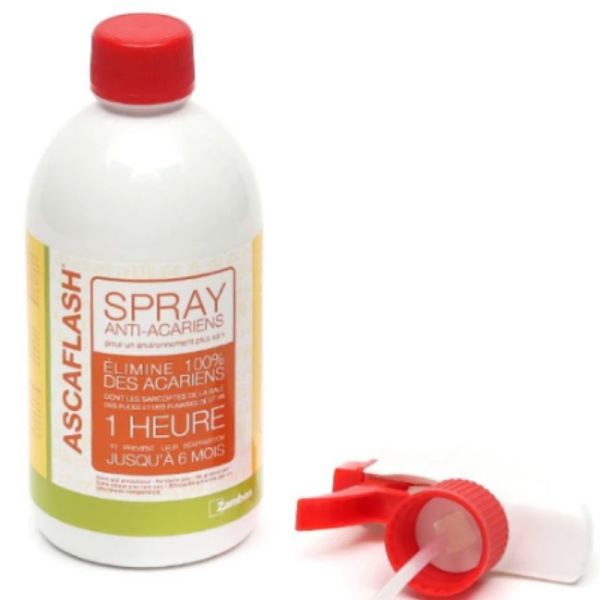 Ascaflash spray anti-acariens 500ml