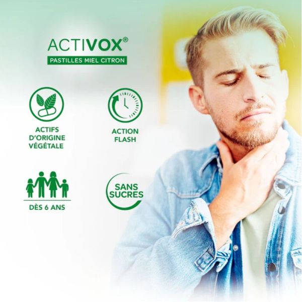 Arkopharma Activox gorge irritée 24 pastilles