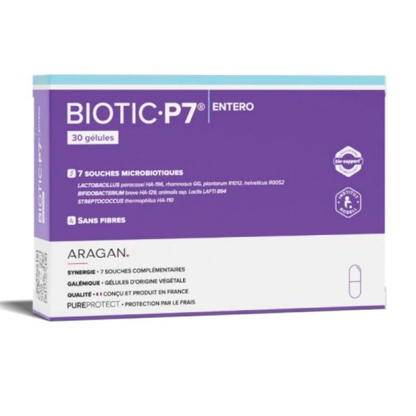 Aragan Biotic P7 Entero 30 jours 30 gélules
