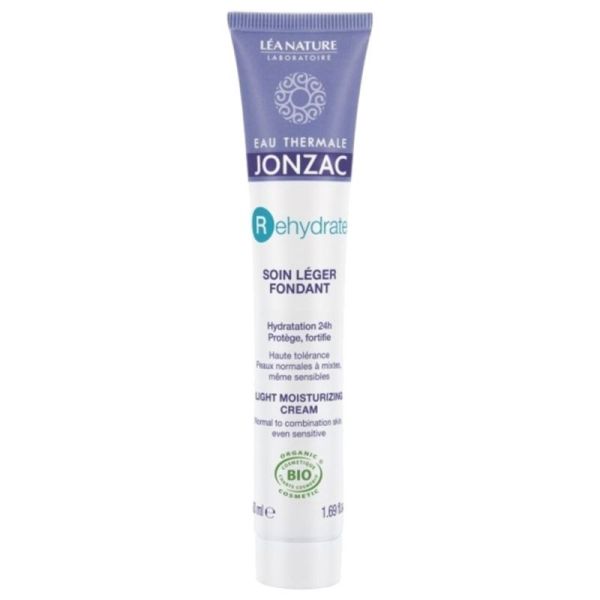 REHYDRATE Soin Léger Fondant Bio 50 ml