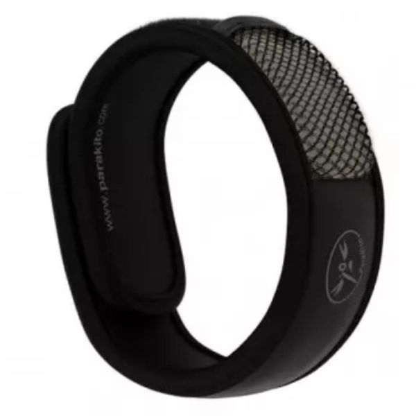 Parakito bracelet anti-moustiques rechargeable noir 1 bracelet + 2 recharges