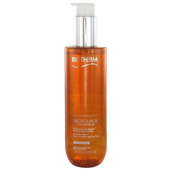 Biosource Total Renew.Oil Huile Auto-Moussante 200 ml