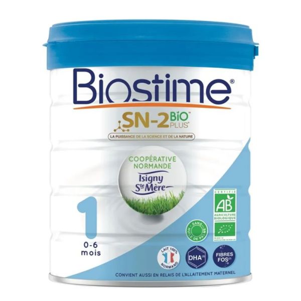 Biostime Lait Infantile Sn-2 Bio Plus De 0 à 6 mois 800g