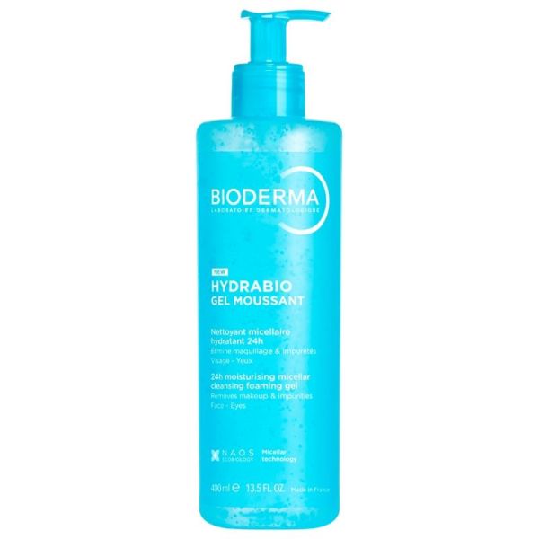 Hydrabio gel moussant nettoyant micellaire hydratant 24H 400 ml