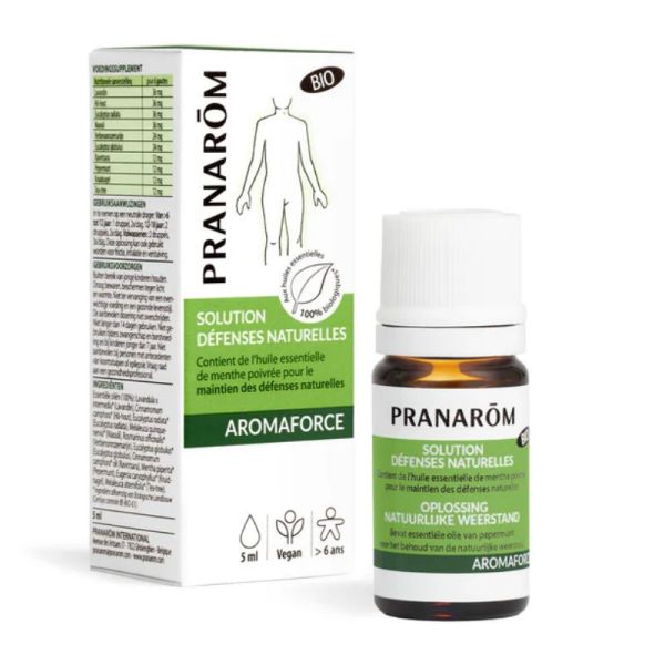 Pranarôm Aromaforce solution défenses naturelles bio 5ml