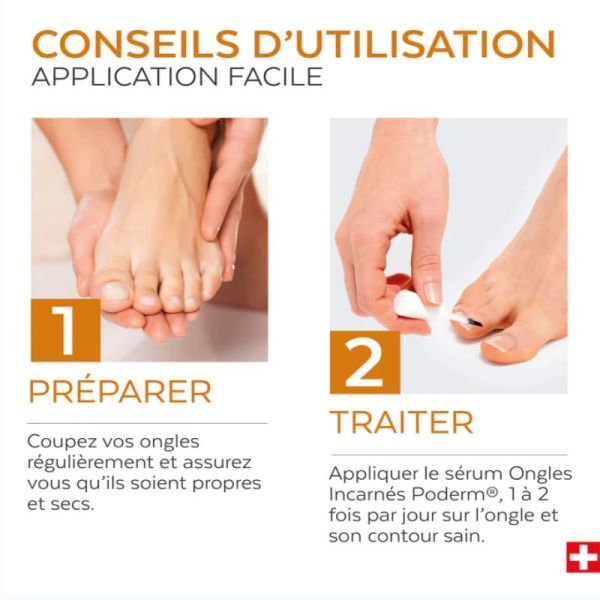 Poderm apaisant ongles Incarnés 8ml