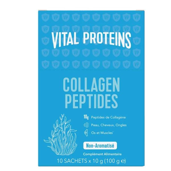 Vital Proteins Collagen peptides peau, cheveux, ongles, ossature 10 sticks de 10 g