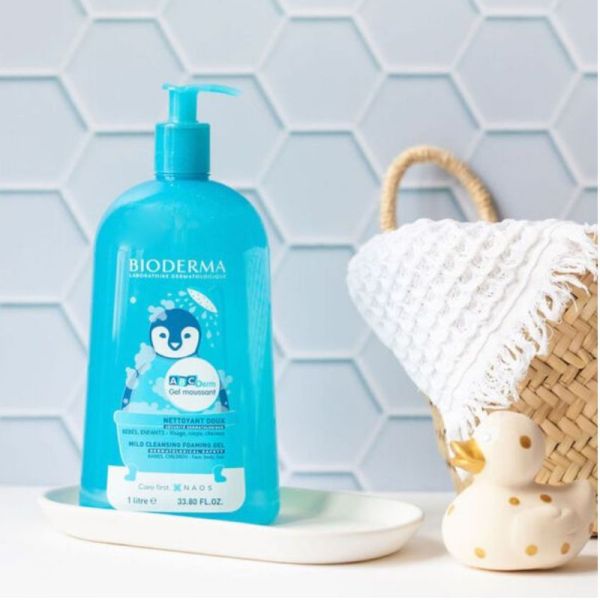 Bioderma ABCDerm gel moussant 1 litre