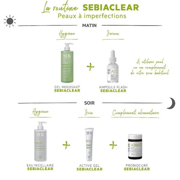 SVR Sebiaclear Probiocure pure peaux à imperfections 30 gélules