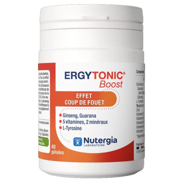Nutergia Ergytonic Boost 40 gélules