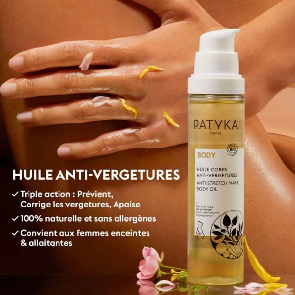 Patyka Body huile corps anti vergetures bio 100ml