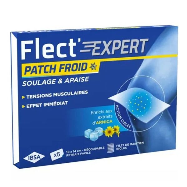 Flect'Expert patch froid arnica soulage et apaise 5 patchs