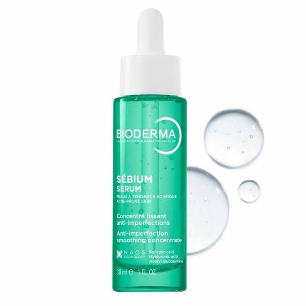 Bioderma Sébium sérum concentré lissant anti imperfections 30ml