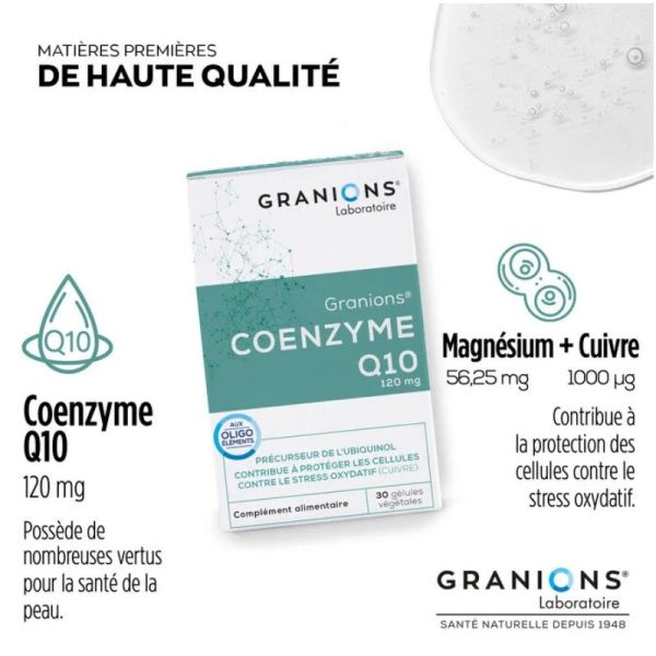 Granions Coenzyme Q10 120mg 30 gélules