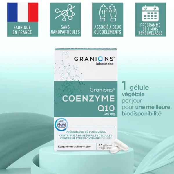 Granions Coenzyme Q10 120mg 30 gélules