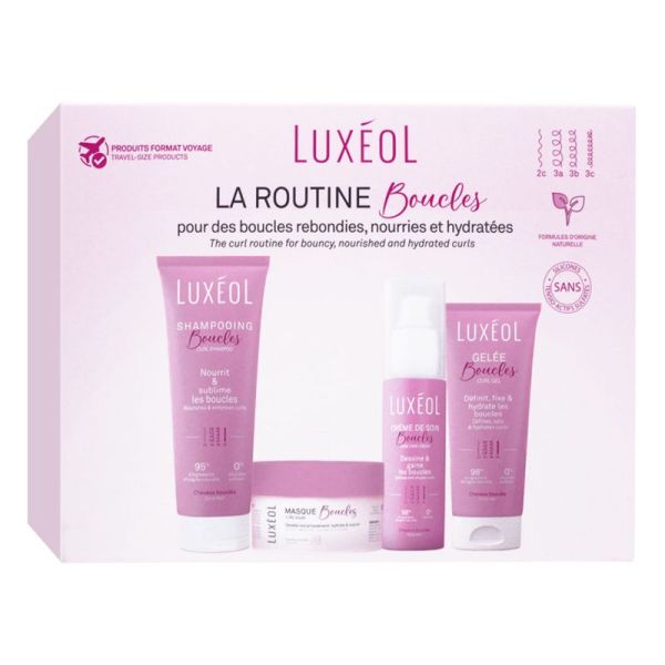 Luxeol la routine boucle coffret 4 soins