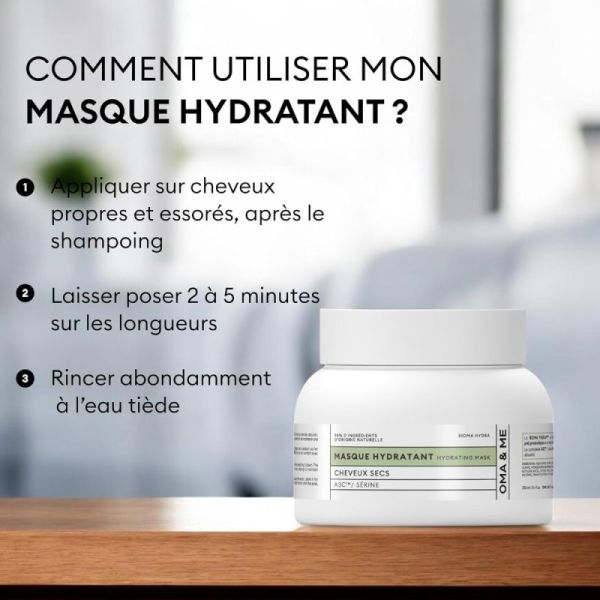 Oma & Me masque Aloe Vera hydratant 250ml