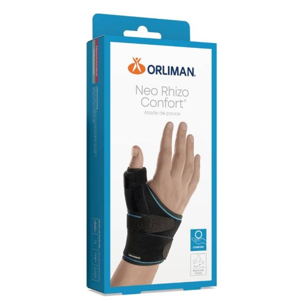 Orliman Attelle Pouce Neo Rhizo Confort ambidextre Tu