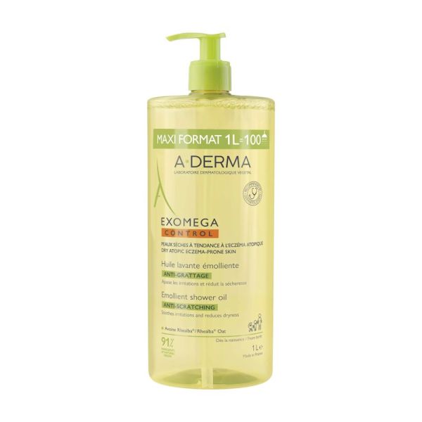 A-Derma Exomega huile lavante émolliente anti-Grattage 1 litre