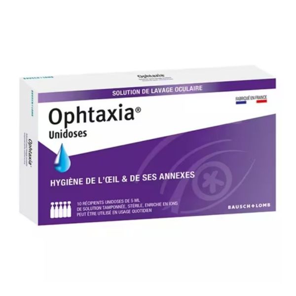Bausch + Lomb Ophtaxia solution oculaire 10 unidoses