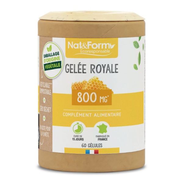 Nat&Form Écoresponsable Gelée Royale 60 gélules