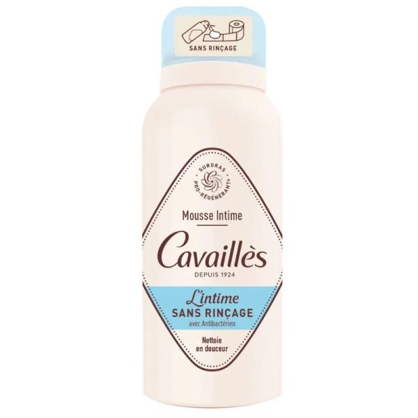 Cavaillès L'Intime mousse intime sans rinçage anti-bactérien 100ml