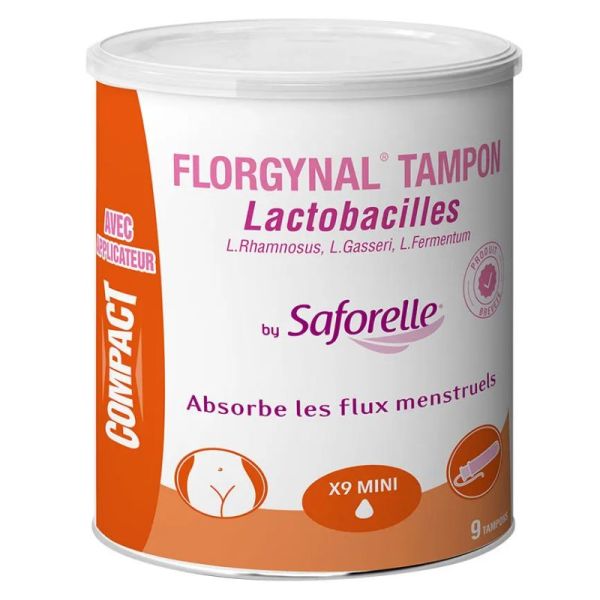 Saforelle Florgynal Tampon Compact 9 Mini