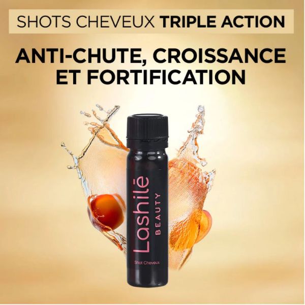 Lashilé Beauty Shots cheveux triple action 14 jours 14 shot X 15ml