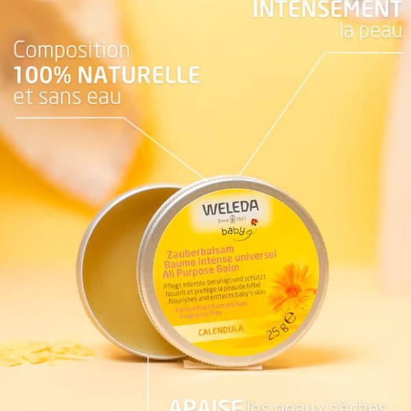Weleda Baby baume intense universel au calendula 25g