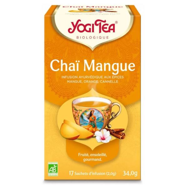 Yogi Tea Infusion Chai Mangue Bio 17 sachets