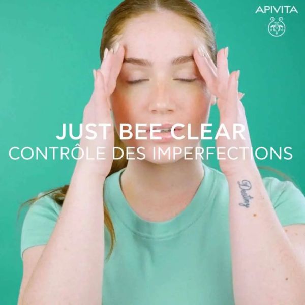 Apivita Just Bee Clear gel hydra matifiant anti imperfections 40ml