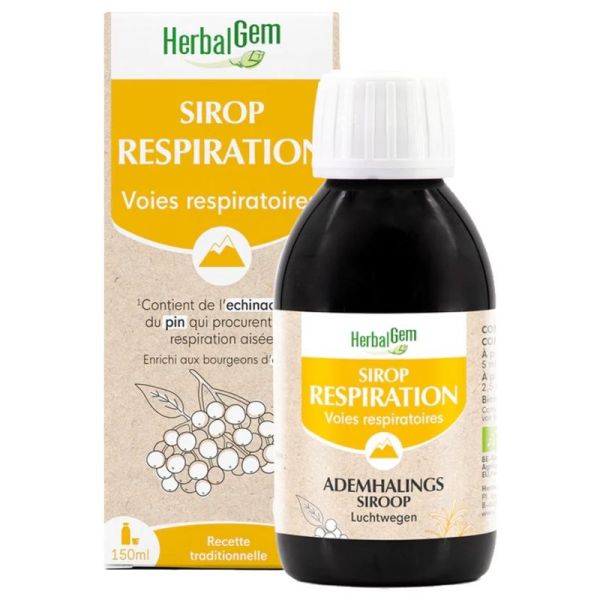 HerbalGem Sirop Respiration Bio 150 ml