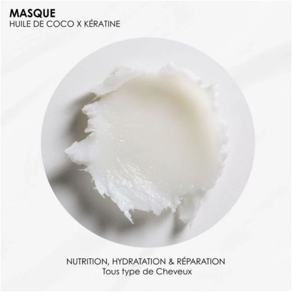 RoseBaie masque Coco & kératine nutrition & hydratation 500ml