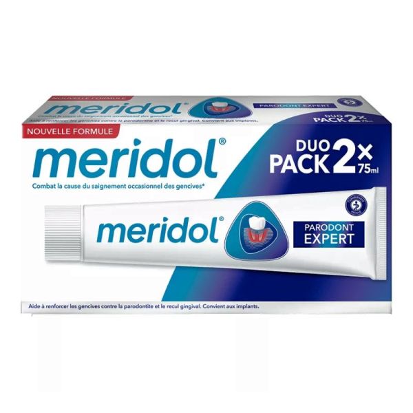 Meridol Parodont dentifrice expert 2 x 75ml