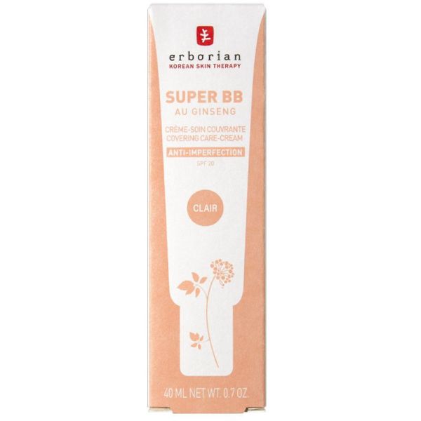 Erborian BB crème couvrante anti imperfections SPF20 teinte claire 40ml