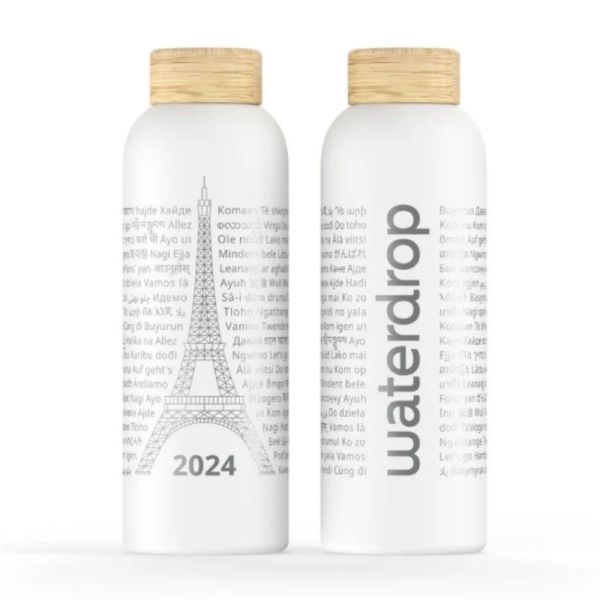 Waterdrop Bouteille Thermo Waterdrop Paris 2024 Blanc 600ml